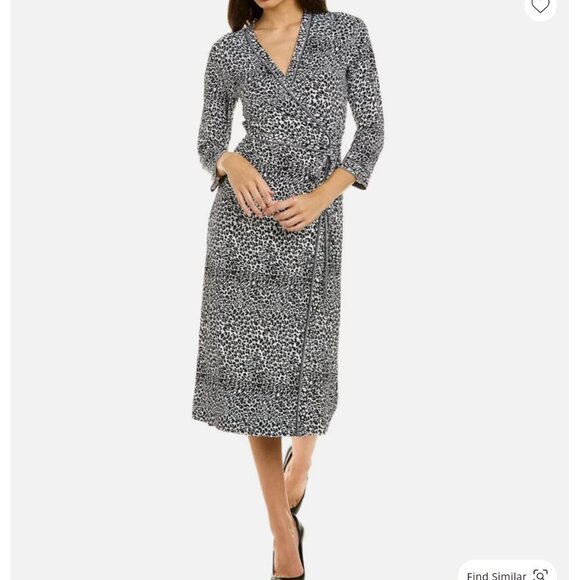 Hale Bob Dresses & Skirts - NWT Hale Bob 2 Piece Midi Wrap Dress and Face Mask Set Size Small